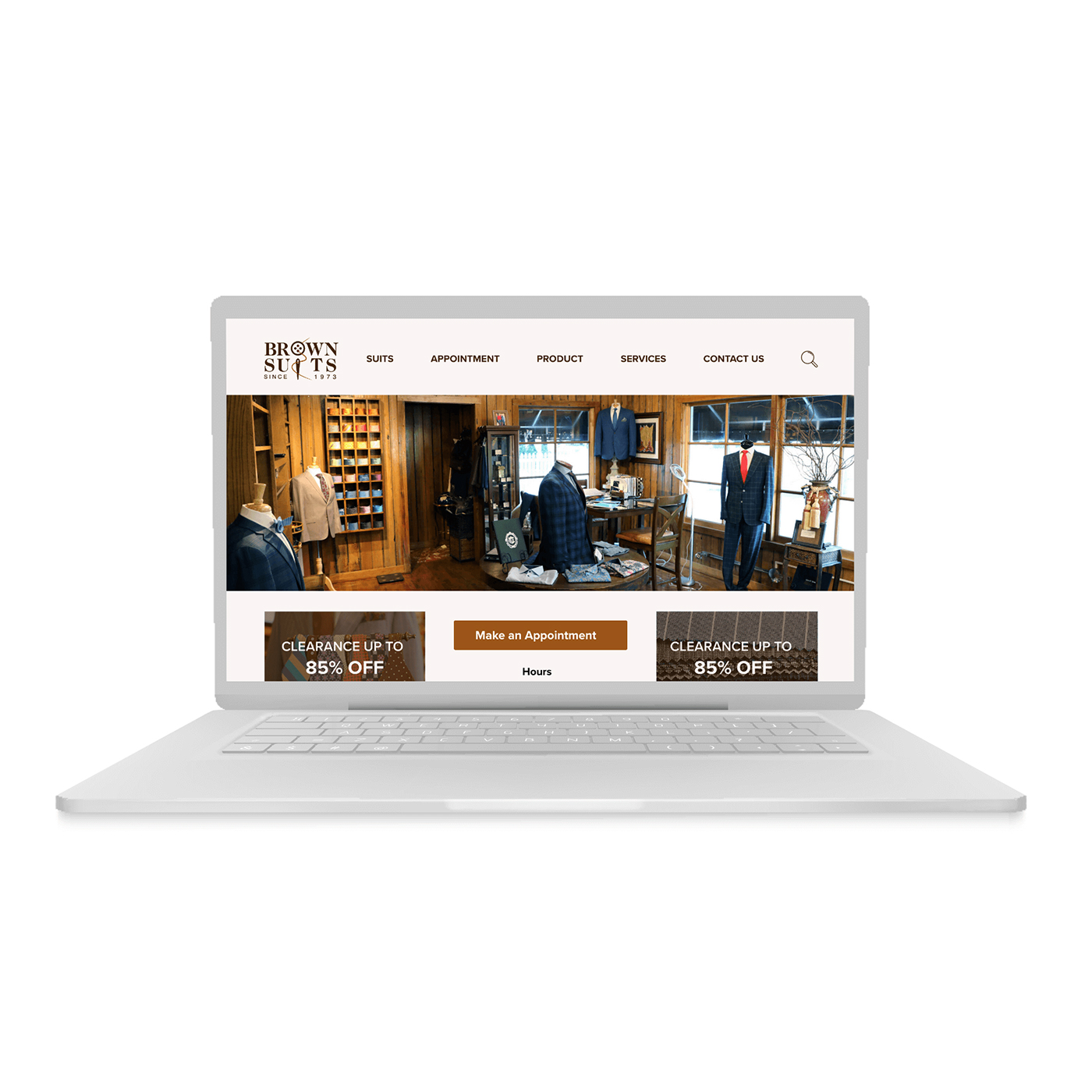 Brown Suits Website